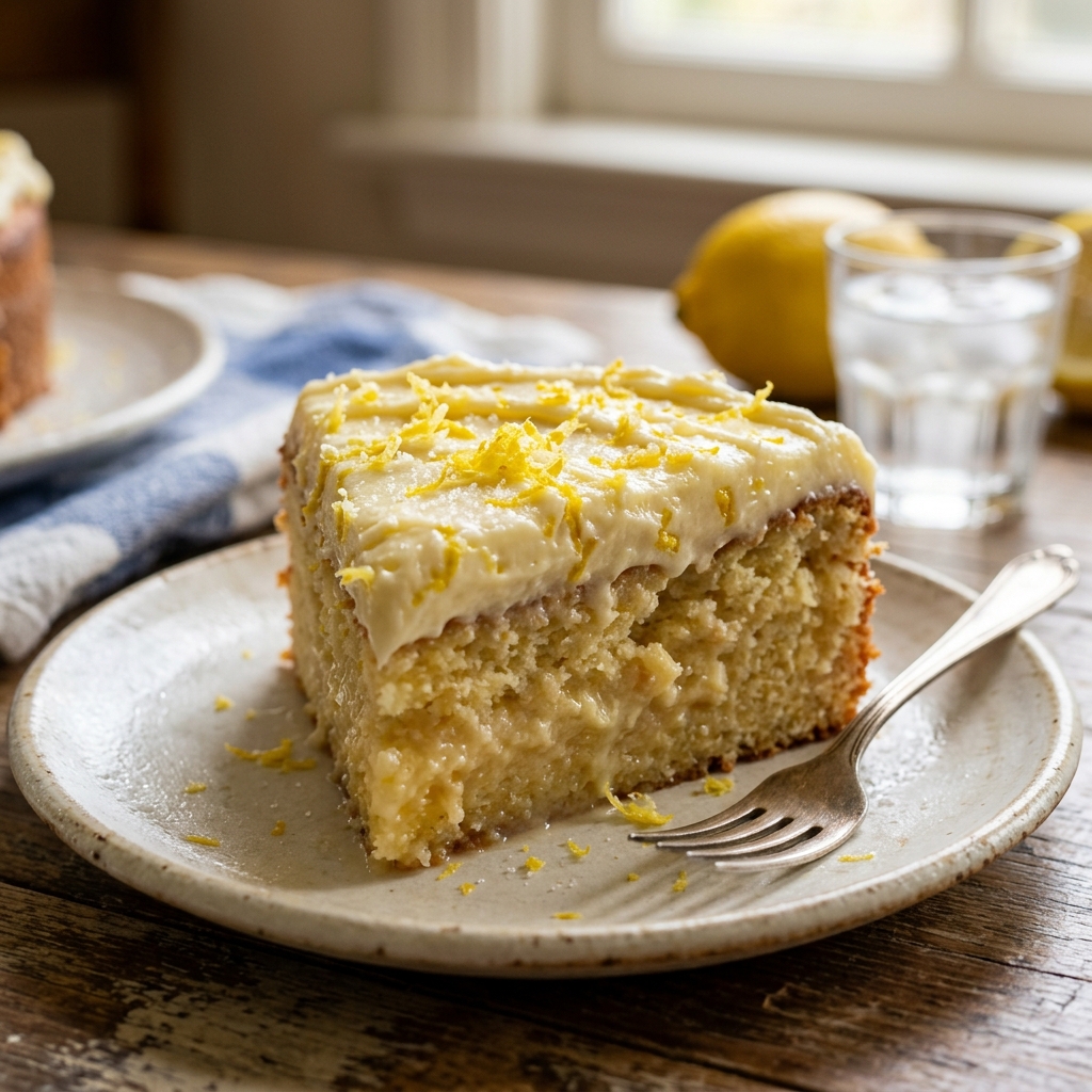 Bolo Gelado de Limão